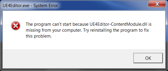 Windows 32 Dll Error